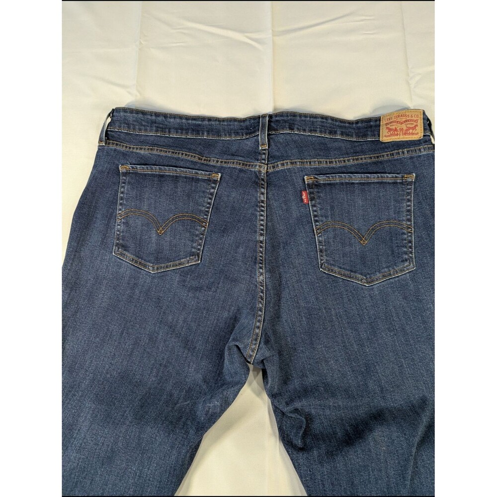 Levi's 415 Relaxed Bootcut Jeans Women's Plus 24W Dark Indigo Wash Mid Rise